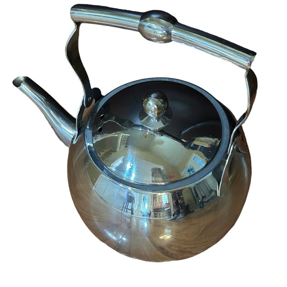 Palm Restaurant 18/10 Stainless Steel Teapot - Picture 7 of 7